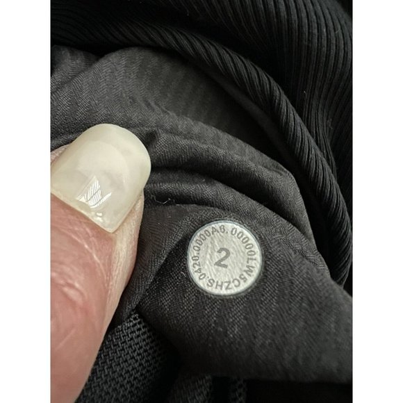 Lululemon Beyond The Studio Jogger Black High Rise Size 2 Ruched Legs - Picture 5 of 6